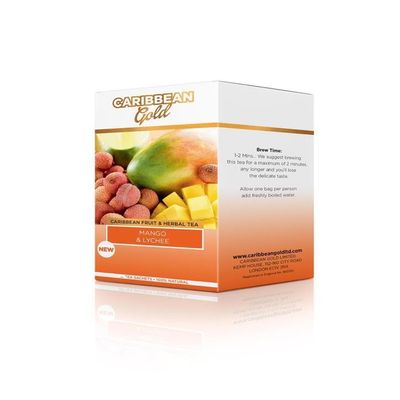 Caribbean Gold Fruit and Herbal Teas (Mango and Lychee)