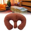 Massage Breast Pillow, Beauty Salon Spa Chest Support Pillow, Soft Cushion Face Massage (Dark Brown) view 2