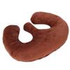 Massage Breast Pillow, Beauty Salon Spa Chest Support Pillow, Soft Cushion Face Massage (Dark Brown) view 4