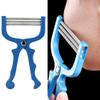 AHEOVSD 2 Pieces Handheld Facial Hair Removal Threading Beauty Epilator Tool Removal Threader Remover Spring Facial Hair Epilator Use for Women Face Hair Removing Beauty Tools Random Color view 3