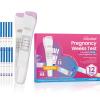 Accufast Pregnancy Test Weeks Indicator - Combo Pack 12 Tests, 2 Pregnancy Weeks Test Sticks 25 MIU/ml, 10 hCG Test Strips 10 MIU/ml, Ultra Early 2 Ways Check - Tells You How Many Weeks (12 Tests) view 1