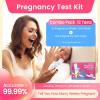 Accufast Pregnancy Test Weeks Indicator - Combo Pack 12 Tests, 2 Pregnancy Weeks Test Sticks 25 MIU/ml, 10 hCG Test Strips 10 MIU/ml, Ultra Early 2 Ways Check - Tells You How Many Weeks (12 Tests) view 2