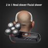 LIIAV Head Shavers for Bald Men,Electric Shavers for Men Cordless Rechargeable Wet Dry,5-in-1 Waterproof Electric Razor Rotary Shaver Grooming Kit with Hair Clippers Beard Trimmer Nose Hair Trimmer view 3