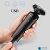 LIIAV Electric Razor for Men Electric Face Shavers Rechargeable Shaving Men's Cordless Razors IPX7 Waterproof Wet Dry 4 in 1 Rotary Shavers Beard Nose Mustache Trimmer USB Charging Black view 4