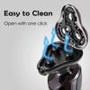 LIIAV Electric shavers for Men Wet and Dry Rechargeable Mens Razor Waterproof Electric Razor Intelligent Digital Display 4D Rotary Razors USB Charging view 4