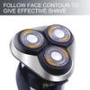 LIIAV Electric Shaver Rotary Razor for Men,Wet and Dry Waterproof Rechargeable, Portable Face Shaver Cordless Travel USB Rechargeable with Nose Hair Trimmer for Shaving Husband Dad view 3
