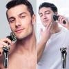 LIIAV Electric Shaver Rotary Razor for Men,Wet and Dry Waterproof Rechargeable, Portable Face Shaver Cordless Travel USB Rechargeable with Nose Hair Trimmer for Shaving Husband Dad view 4