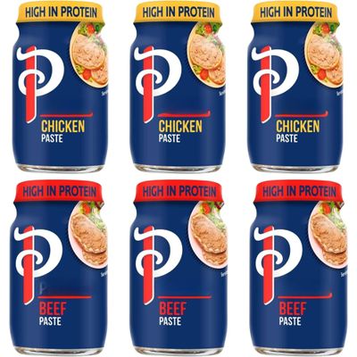 Sandwich Spread Bundle with Chicken Paste 75g x3 and Beef Paste 75g x3 (6 Pack)