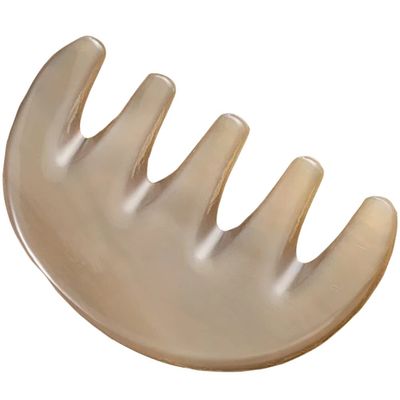 HOMSFOU Five-Tooth Massage Comb detangler Brush Scalp Massager Comb Therapys Massage Head Neck Massager guasha Brush Hair Smoothing Waste Horns China Care