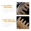 HOMSFOU Five-Tooth Massage Comb detangler Brush Scalp Massager Comb Therapys Massage Head Neck Massager guasha Brush Hair Smoothing Waste Horns China Care view 2