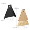 Relaxdays Mini Dustpan and Brush, Set of 2, Table Broom, Cleaning Equipment, Kitchen & Camping, Hanging, Black/Natural, 16.5 x 15 x 4 cm view 4