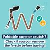 myCover - 1 Piece - Trendy Cover for Crutches and Canes, fits All Crutches and Walking Sticks, Elastic Fabric, Washable (Dots) view 2