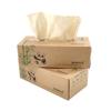 JXDSICH Bamboo Facial Tissuessoft nature bamboo facial tissue,100% virgin bamboo,Bulk carton of 8 boxes (100 Tissues per boxes,800 Tissues Total) | kraft paper Box, 3 Ply, Plastic-Free view 1