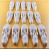 15 x Edible 3D Skulls, Skull icing toppers, cake cupcakes decorations T040 (Ice White) view 1