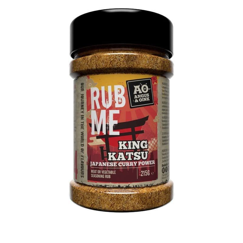 Angus & Oink | King Katsu Curry Seasoning | Japanese Katsu Godzilla-Sized Flavour for Crispy Chicken | Perfect for Dips & Chicken Burgers | 215g
