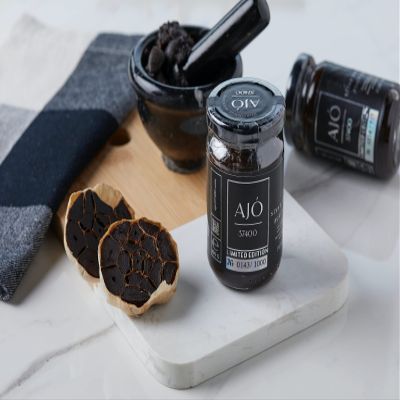AJO 37400 Black Garlic Puree %100 Natural Fermented 90 Days Ready to Eat