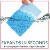 bioGo 10 Pack Compostable Pop-Up Sponges - Expanding, Non-Scratch, Plant-Based Dish Sponges - Washing Up Sponge - Cellulose Kitchen Sponge - Compostable Sponge view 3