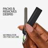 PAX Rounded Multi-Tool  Compatible with PAX Devices  Curved to Fit Inside The Oven for Packing and Removing Debris with No Scratching view 3