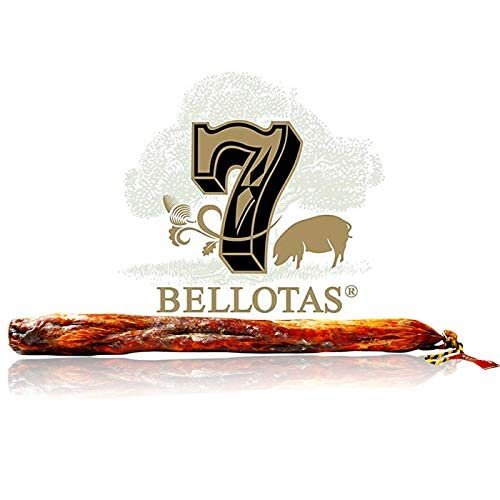 7 BELLOTAS 100% Iberico Cured Loin | Acorn-fed Cured Loin Made from Free-Range Iberian Pigs | Lomo Iberico de Bellota | Whole Piece +1.5 kg