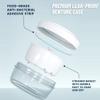 Mckkor Leak Proof Denture Case, Denture Cups Bath,Dentures Container with Basket Denture Holder for Travel,Mouth Guard Night Gum Retainer case Container (Pink) view 3