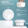 Mckkor Leak Proof Denture Case, Denture Cups Bath,Dentures Container with Basket Denture Holder for Travel,Mouth Guard Night Gum Retainer case Container (Pink) view 4