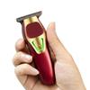 Burj District 10W 0mm T-Blade Hair Detailing Trimmer Beard Clipper Cordless Shaver Two Speed Trimmer Detailer, Mini 10.4cm with USB-C Charging Port (RED) view 1