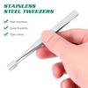 Beaupretty Lash Tool Makeup Kit 6 Pieces Eyebrow Tweezers Stainless Steel Eyelash Stamp Tweezers Cash Stamp Clips for Hair and Eyebrows Personal Tool view 3