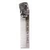 Beard Comb, Stainless Steel Anti-Static Bag for Shaving Comb with Beard, Moustache Hair Comb Stainless Steel Bag Beard Comb view 1