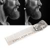 Beard Comb, Stainless Steel Anti-Static Bag for Shaving Comb with Beard, Moustache Hair Comb Stainless Steel Bag Beard Comb view 4