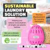 Ecoegg Laundry Egg | Detergent & Fabric Conditioner Replacement | Non bio, no enzymes, phosphates, bleach | Sensitive Skin | British Bloom 70 Washes view 3