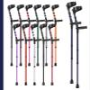 Ossenberg Soft Grip Closed Cuff Double Adjustable Crutches - Blue - Pair | Height Adjustable Elbow Crutches for Men Women Adults Arthritis Soft Comfy Handle Forearm Ergonomic view 1