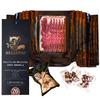 7 BELLOTAS 100% Iberico Ham Shoulder | Made From Acorn Fed Iberico Pigs and Natural Curation Process | Spanish Jamon Pata Negra | Jamon Iberico Bellota | 26 Months (Sliced 20 X 100 gr. + tacos) view 1