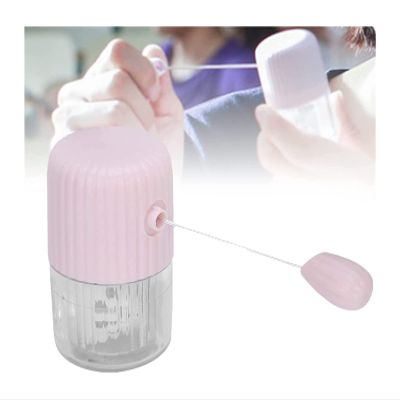 Efficient Portable Contact Lens Manual Spin Cleaner for Soft and Hard Lenses, Manual Spin Lens Cleaner, Portable Contact Lens Cleaner Machine with Drawstring, for Daily Soft and Hard Lens Care (Color