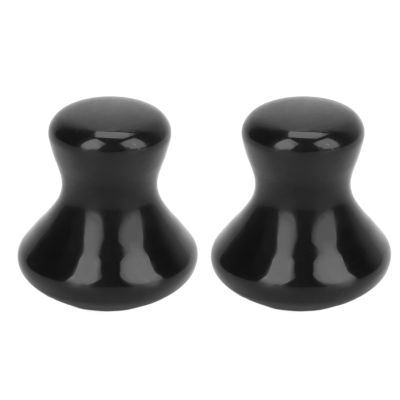 2pcs Black Gua Sha Facial Tools, Practical Massager Roller Tool for Skin Firming, Mushroom Shape Face Lift Tool for Wrinkles Removal, Lightweight Lymphatic Drainage Massager for Home Salon