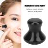 2pcs Black Gua Sha Facial Tools, Practical Massager Roller Tool for Skin Firming, Mushroom Shape Face Lift Tool for Wrinkles Removal, Lightweight Lymphatic Drainage Massager for Home Salon view 2
