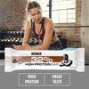 Weider 32% High Protein Bar (12x60g) Chocolate Flavour. Chocolate Coated Bar with High Protein Content Core. Muscle Building and Maintenance Support. Ideal Before or After Training. Delicious Tastes view 3