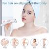 yusvwkj Electric Shaver for Women, Painless Womens Razor for Face Legs Underarms Bikini, Cordless Wet & Dry Lady Shaver for Women, Rechargeable Waterproof Lady Body Shaver with LED Light view 2