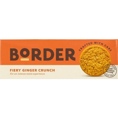 BORDER FIERY GINGER CRUNCH 135G - 12 PACK
