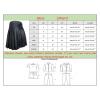 Leather Skirt Men's PU Leather Scottish Kilt Gothic Punk Scottish Medium Length Skirt Festival Kilt Fashion Faux Leather Pleated Traditional Highland Kilt, black, XXXL view 4