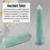Aashita Creations Amazonite Crystal Tower Obelisk Point for Chakra, Healing and Balancing - AAA Grade Original Certified Gemstone Agate for Reiki Meditation Yoga Spiritual (2-3 Inches) view 3