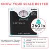 Adamson A22 Bathroom Scale for Body Weight - Up to 260 LB - New Version - Anti-Skid Rubber Surface - Analog Bathroom Weight Scales - Affordable - Durable with 20-Year Assurance - Black view 3