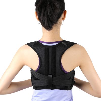 EXENXA Back Posture Correction Humpback Corrector Belt Strengthen Support Fixing Strap Comfort Adjustable for Neck Back And Shoulders for Women And Men Adult,L