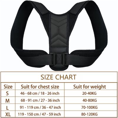 EXENXA New Posture Correction Spine Shoulder Support Correction Band Adjustable Brace Correction Humpback Back Pain Relief (Color : Type B-06, Size : XXXL) good (Type C 02)
