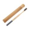 Healeved Portable Bamboo Toothbrush Manual Toothbrush with Bamboo Tube Travel Case view 1