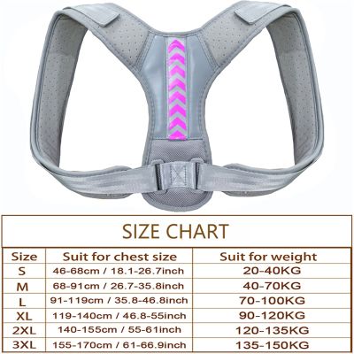 EXENXA New Posture Correction Spine Shoulder Support Correction Band Adjustable Brace Correction Humpback Back Pain Relief (Color : Type B-06, Size : XXXL) good (Type B 05)