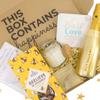 Little Box of Happiness Gift Set - Pamper Gifts For Women, Wine Gift For Her, Best Friend Gift, Birthday Gift With Soy Candle, Chocolate Hamper Gifts For Women (Gold) view 2