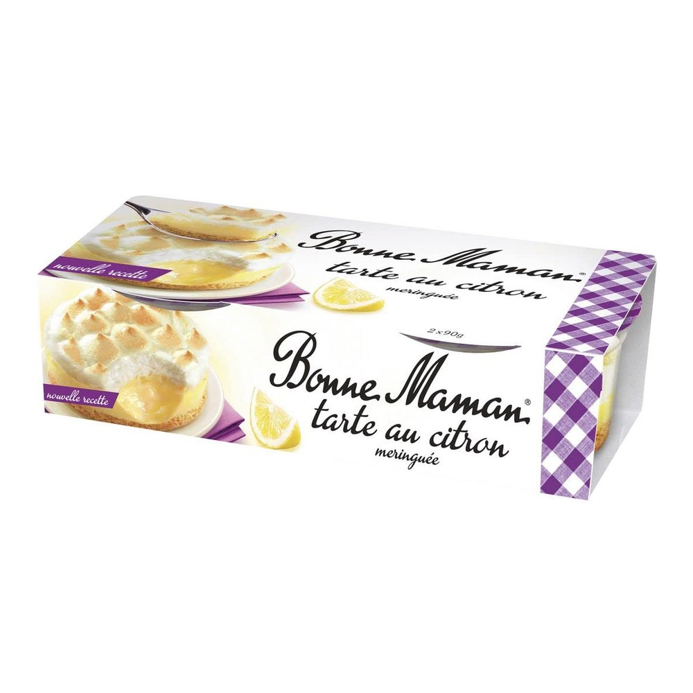 Set of 3 units *** Bonne Maman Lemon Meringue Tart 2 x 90g Fast and neat delivery at home ***