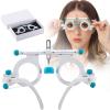 JOSKAA Adjustable Optical Trial Lens Frame,Optical Trial Lens Frame,Eye Optometry Lens Frame,48mm~80mm Adjustable Universal Optical Trial Frame,Can Be Inserted 5 Lenses view 1