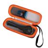 FBLFOBELI EVA Hard Carrying Case Compatible with The Breather Hand-Held Inspiratory Expiratory Muscle Trainer (Orange, Case Only) view 2