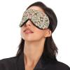 Christmas Monkey Sleep Mask for Men Women Blackout Eye Cover, Soft Lightweight Comfortable Eye Mask with Adjustable Velcro Strap, Blocks Light for Travel Sleep Yoga Nap view 3
